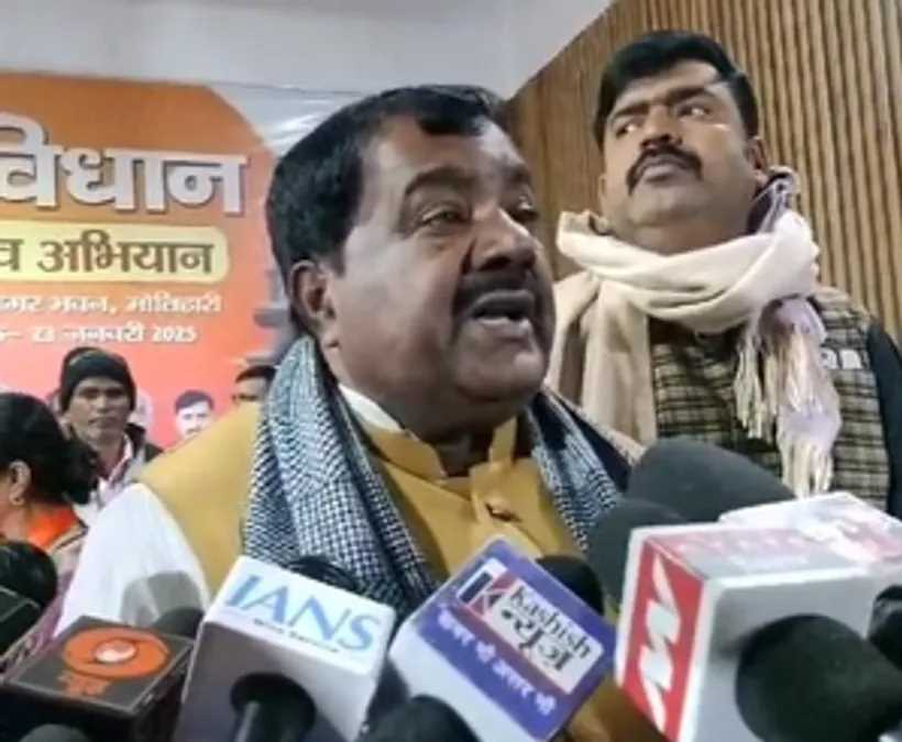 देश द्रोही है भीम आर्मी, इनको मार भगाएं : कृष्ण नंदन पासवान